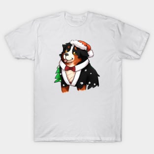 Cute Bernese Mountain Dog Drawing T-Shirt